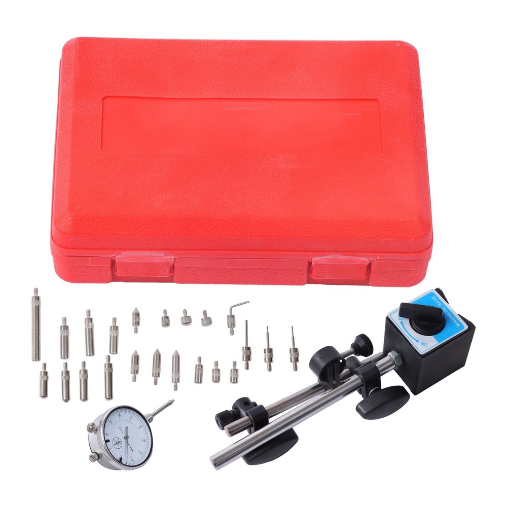 Dial Indicator, Test Indicator, Magnetic Base & Point Set Inspection Set