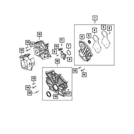Mopar 68147508AA Bolt Hex