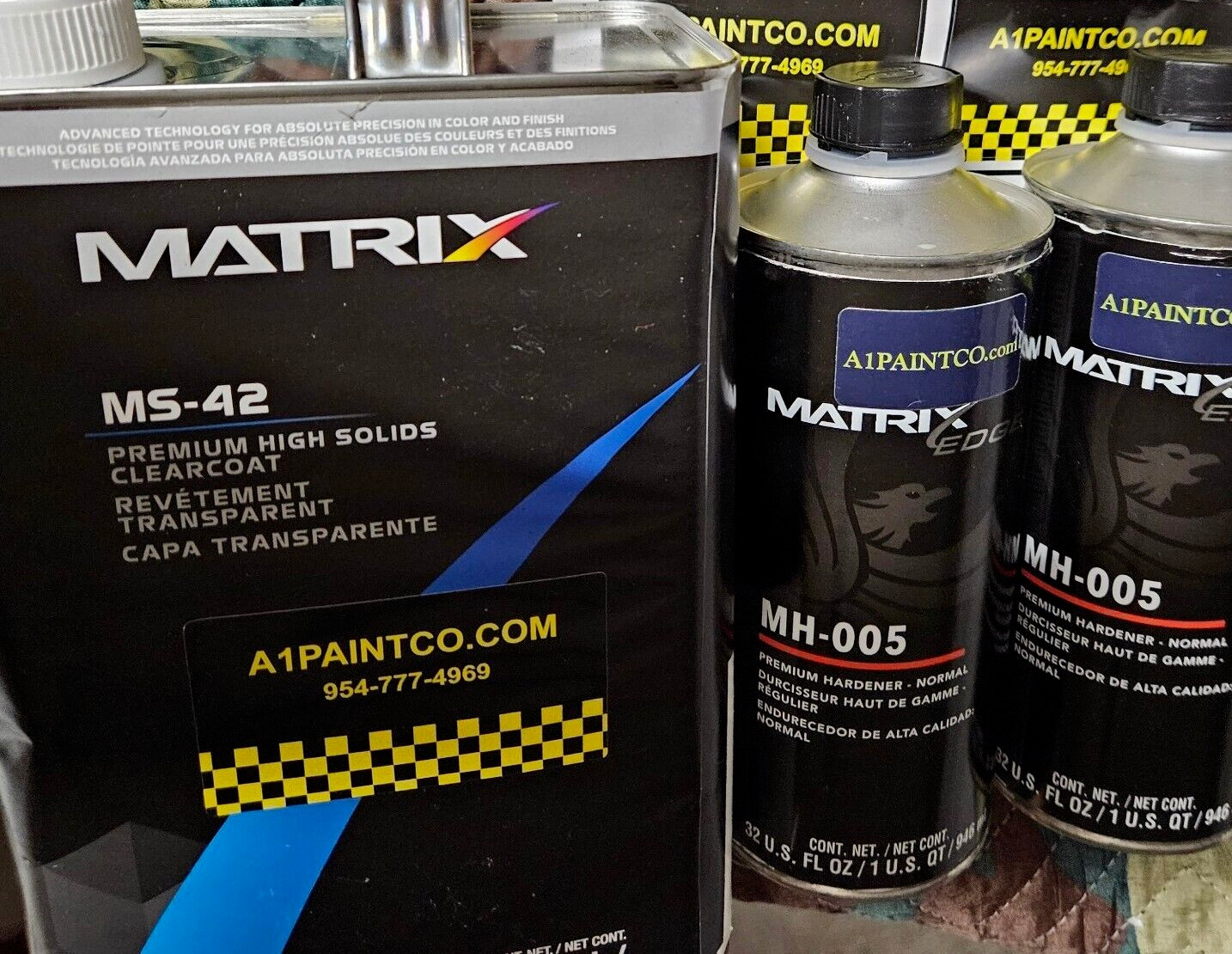 MATRIX OEM MS-42 Premium High Solids 6 Quart Clearcoat Kit