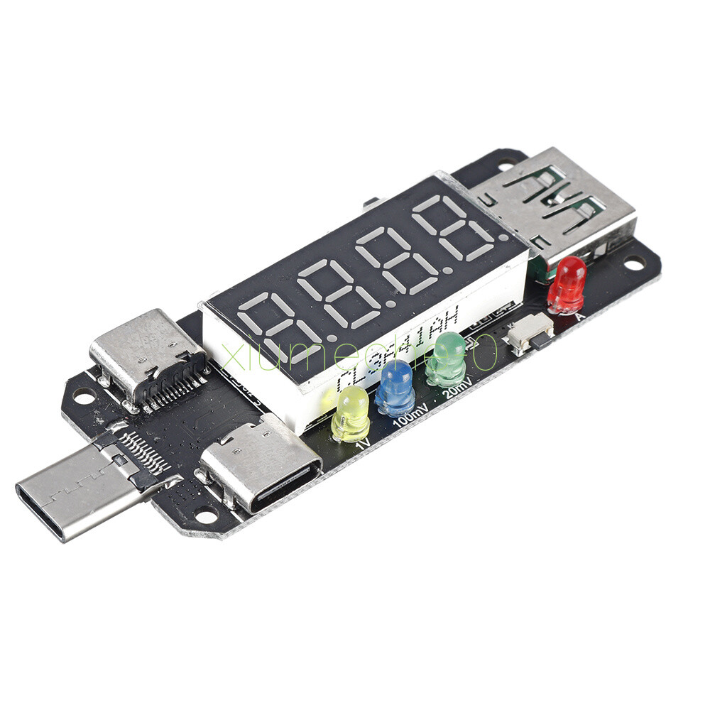 USB Charging Trigger Charger Voltmeter Ammeter PD2.0 PD3.0 Type-C PD Charger