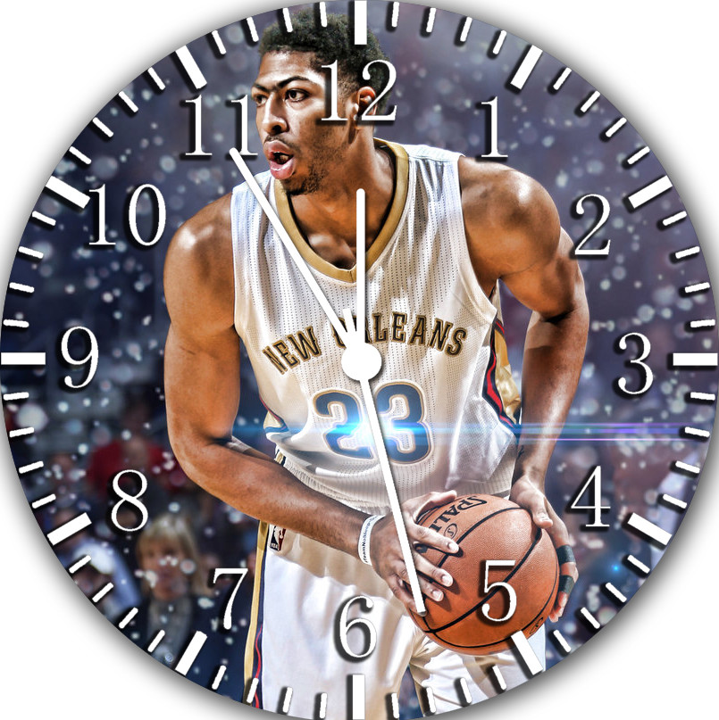 Anthony Davis Frameless Borderless Wall Clock Nice For Gifts or Decor E432