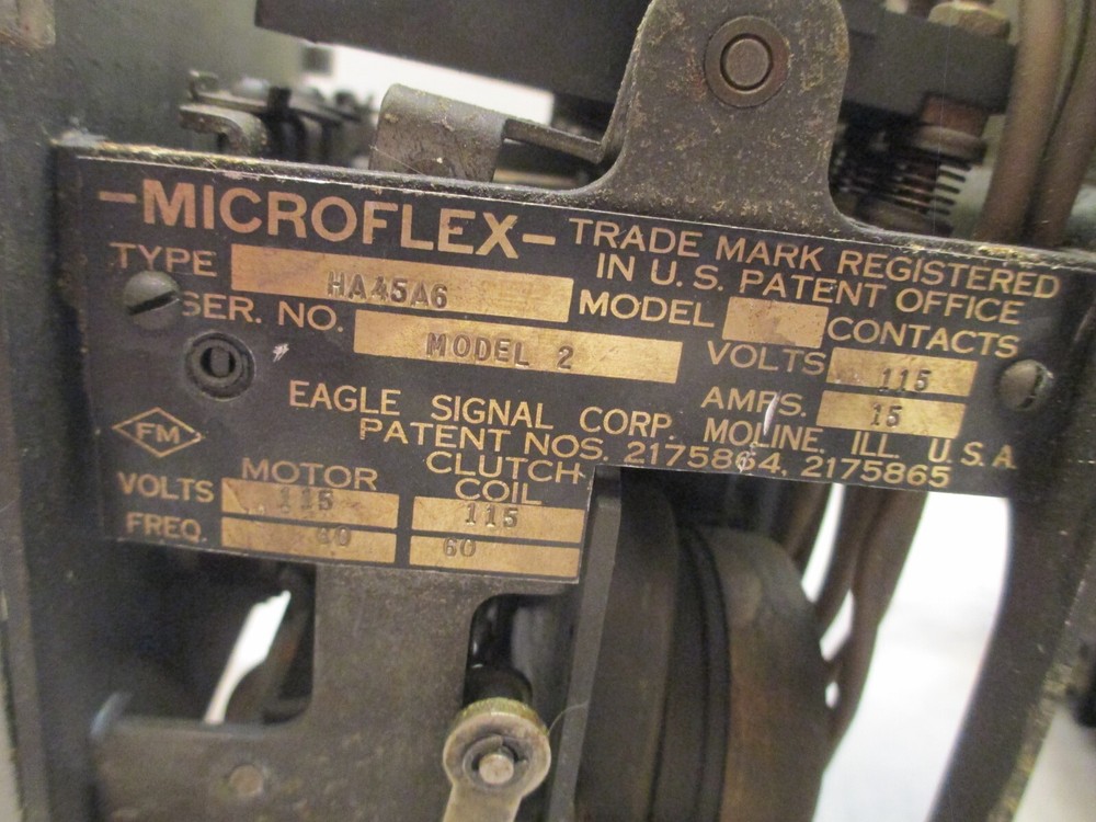 Lot of Two (2) Eagle Signal Microflex Timer HA45A6 and HA42AB (untested)