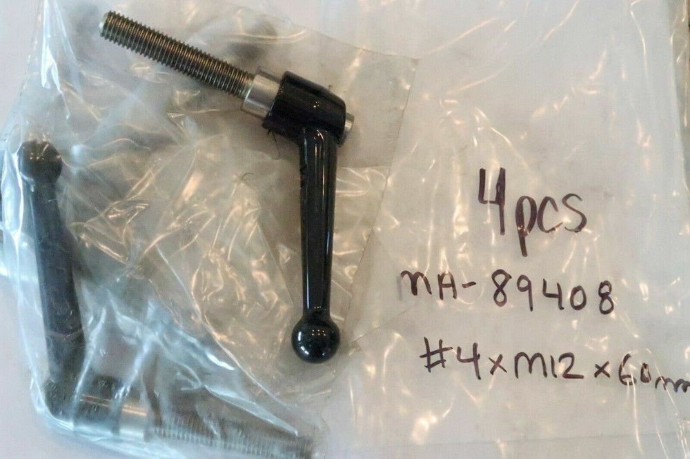 MONROE ENGINEERING MA-89408 #4, M12 Stud 60mm SS Insert Adjustable Handle