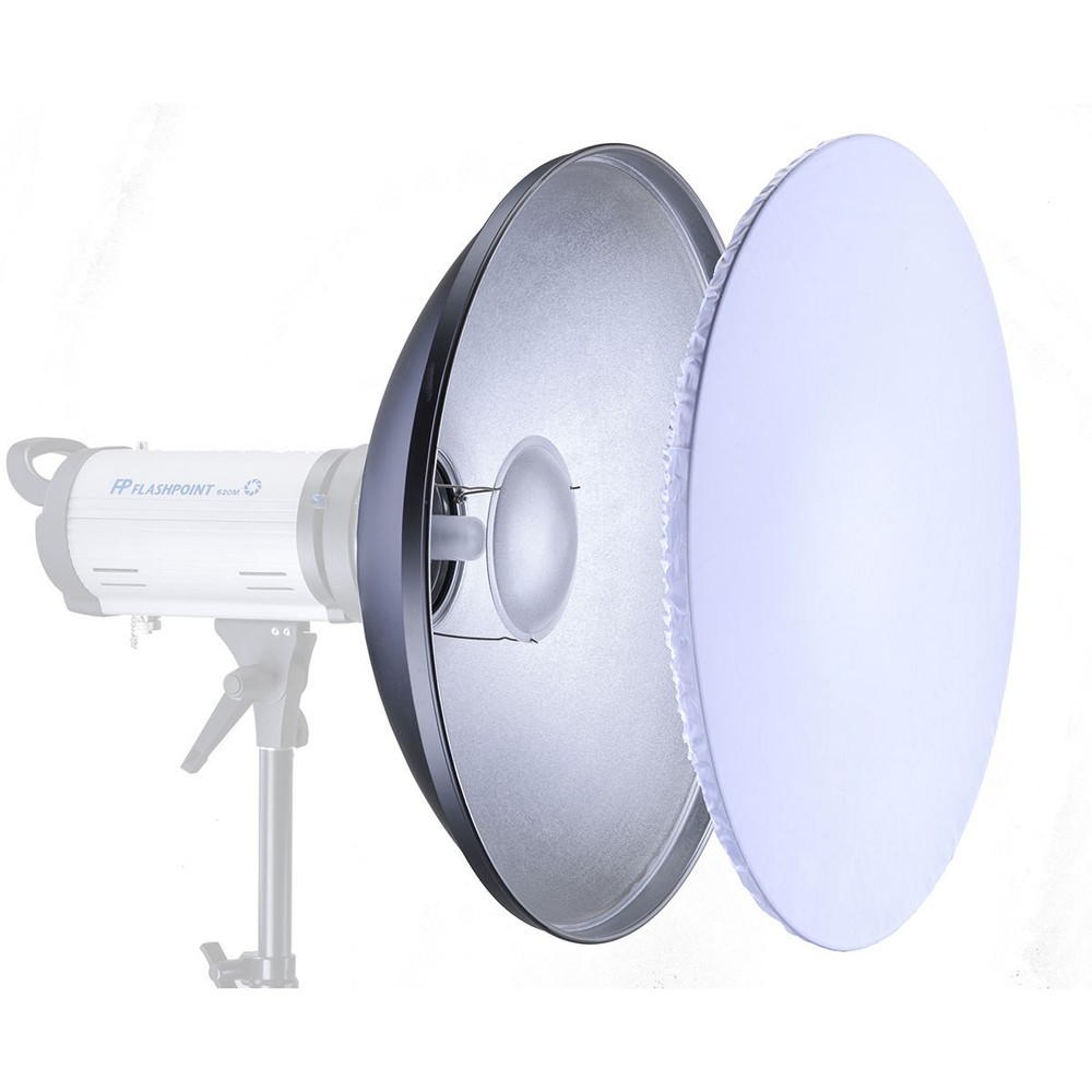 Glow 17" Silver Beauty Dish for Flashpoint Mount