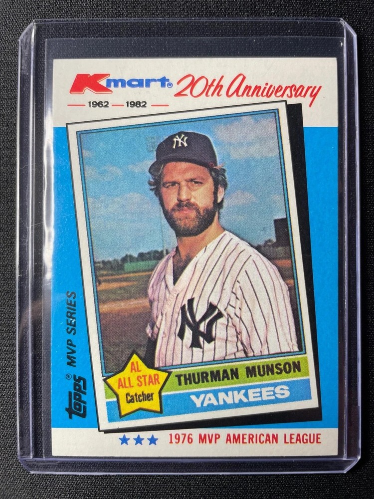 !!!     THURMAN MUNSON   TOPPS  KMART   BASEBALL  CARD $$