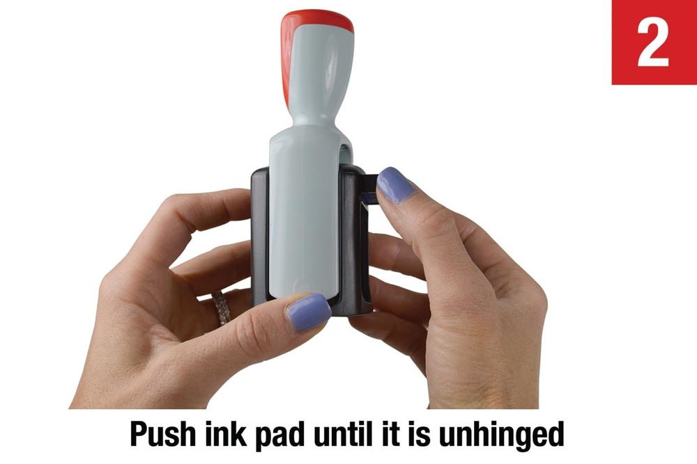 Self-Inking Two-Color Date Stamp 1.5 Inch - Durable Office Supply Tool