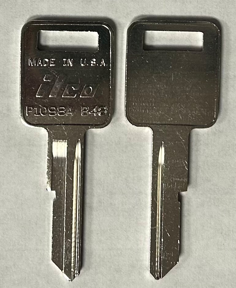 Ilco P1098A B48 G.M. Key Blank uncut (1 Pc)