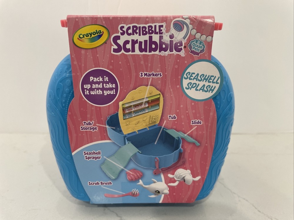 Crayola Scribble Scrubbie Ocean Pets Seashell Splash Set