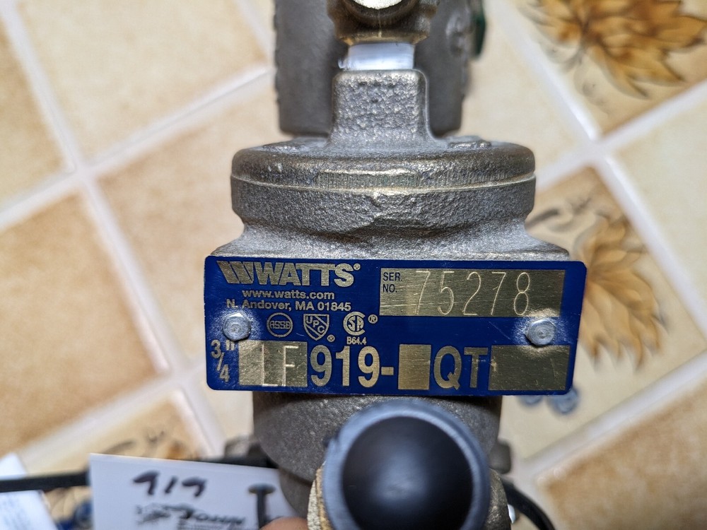 Watts LF919-QT Backflow Preventer