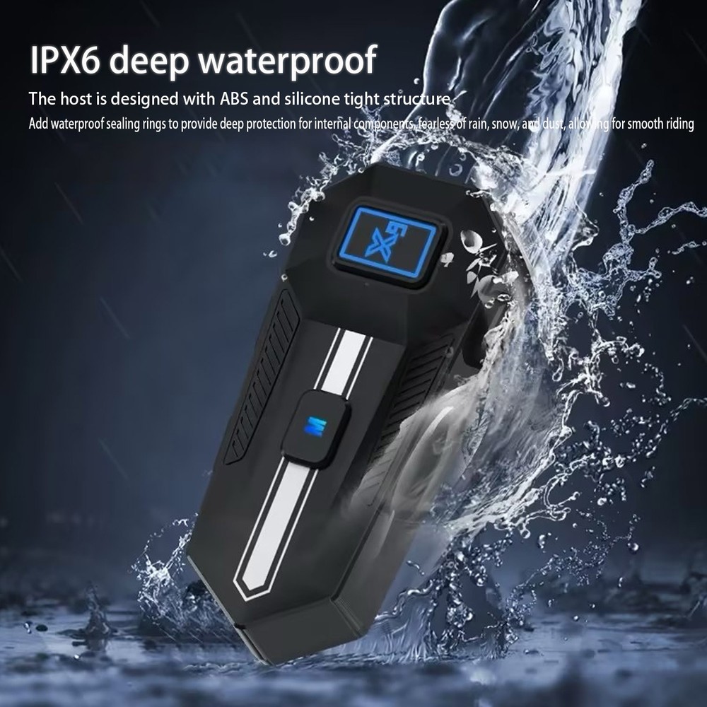 Waterproof Motorcycle Helmet Headset Wireless Bluetooth Headphone Bluetooth 5.3