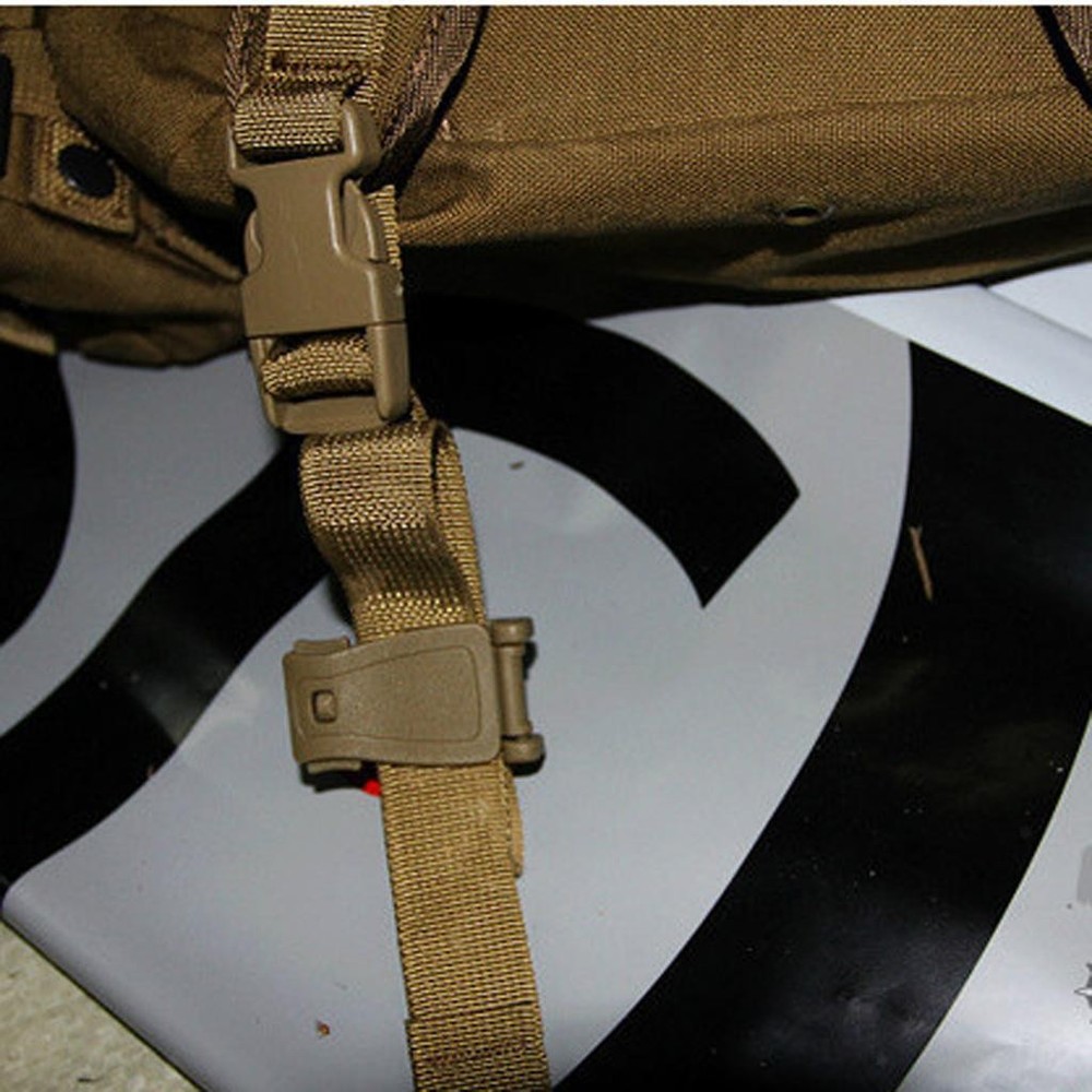 10Pcs Black Backpack Webbing Buckle Clip