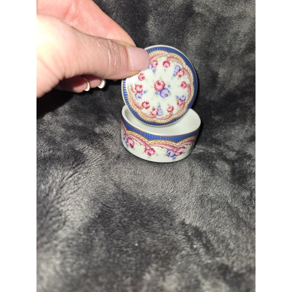 vintage lefton Trinket Box