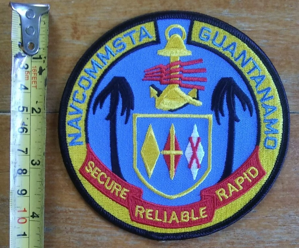 Naval Communication Station US Navy Base Guantanamo NAVCOMMSTA USN Patch