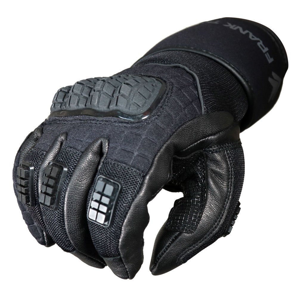 Frank Thomas Spidex WP Motorcycle Gloves Black Waterproof
