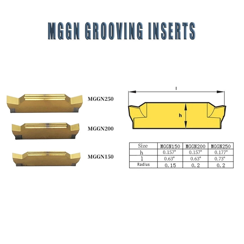 11pcs 16mm handle inner hole groove cutting tool 2.5mm cutting width combo set