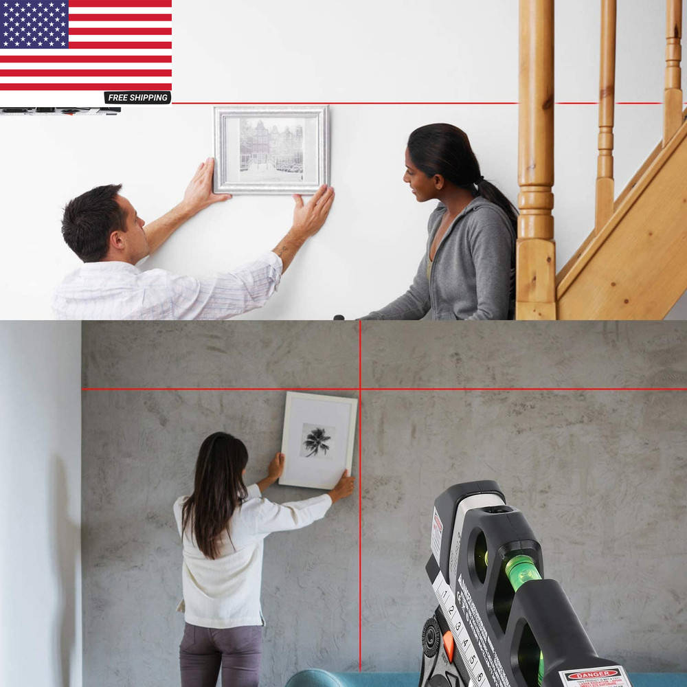 Level Tool Laser Level Leveler Tool Cross Line Vertical and Horizontal Line with