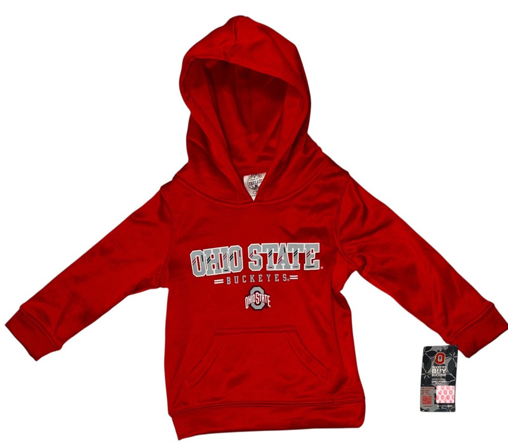 Ohio State Buckeyes Hoodie Toddler 3T Pullover Sweatshirt Red