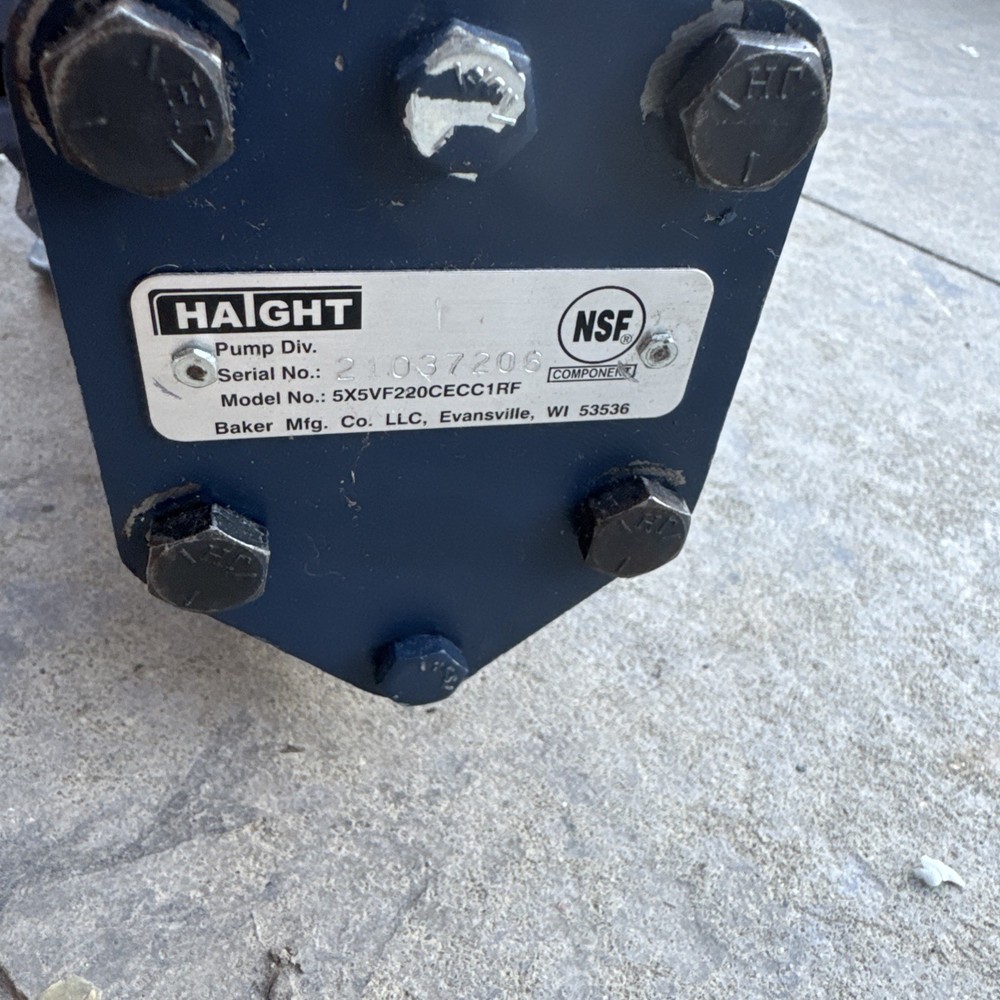 Haight 5X5VF220CECC1RF Pump With Motor IP23