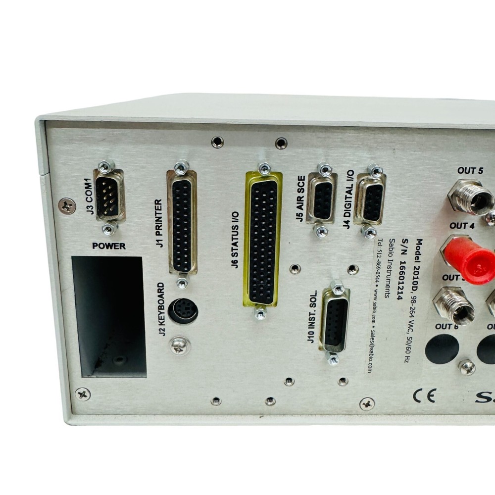 Sabio Instruments Model 2010D Gas Dilution Calibrator 2010