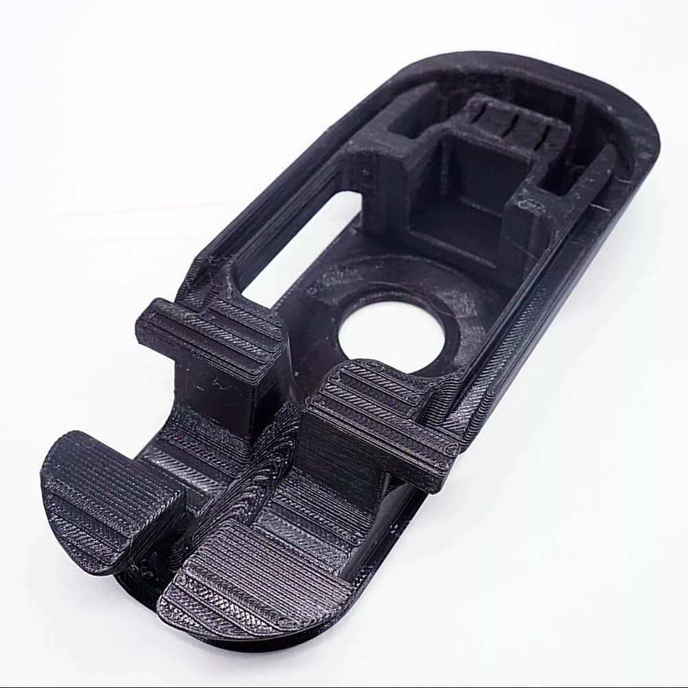 Cable Wrap, Display Stand, and SD Card Holder Case Insert for Steam Deck (BLACK)