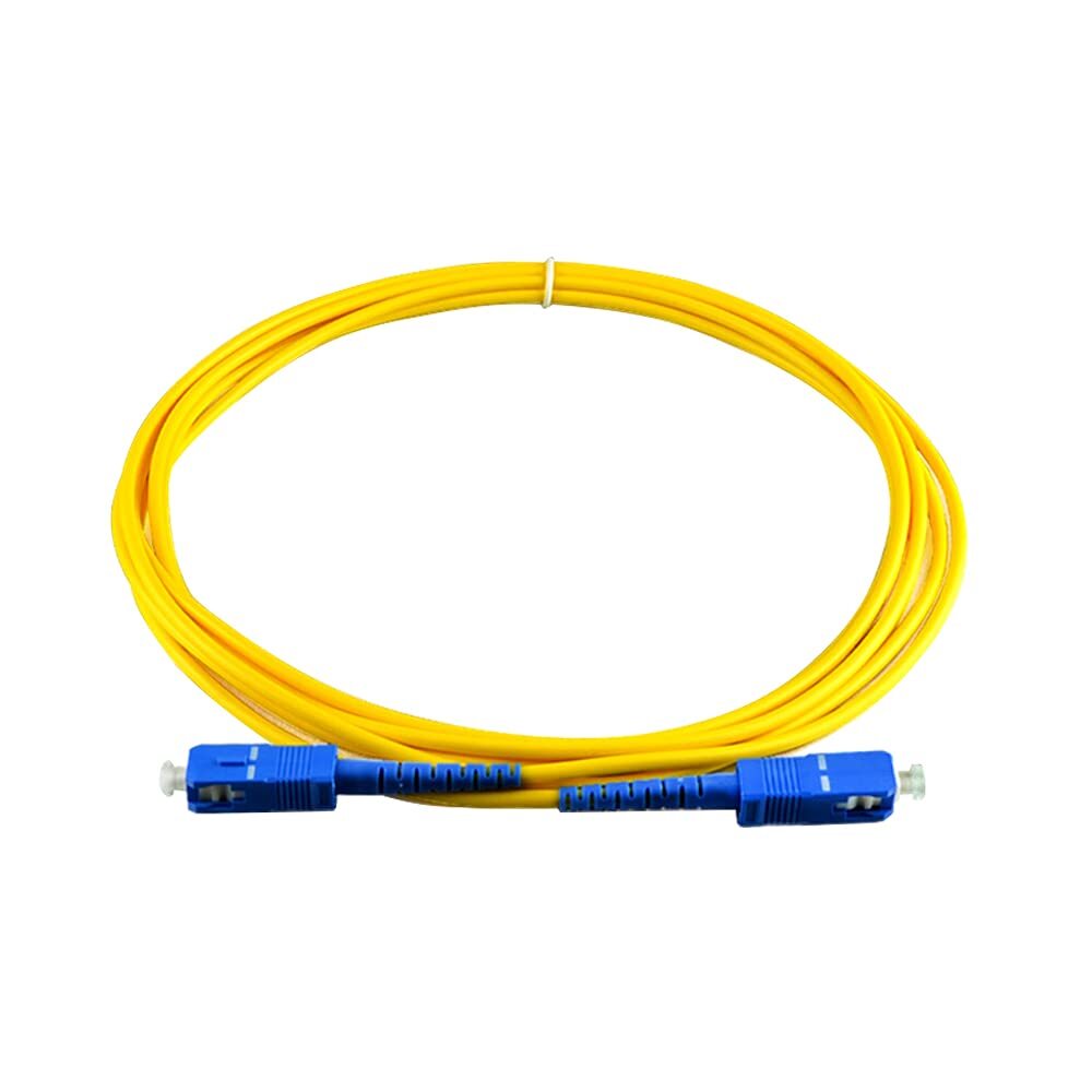 2-Pack SC to SC Single Mode Fiber Patch Cable Simplex SCUPC Fiber Optic Cable...
