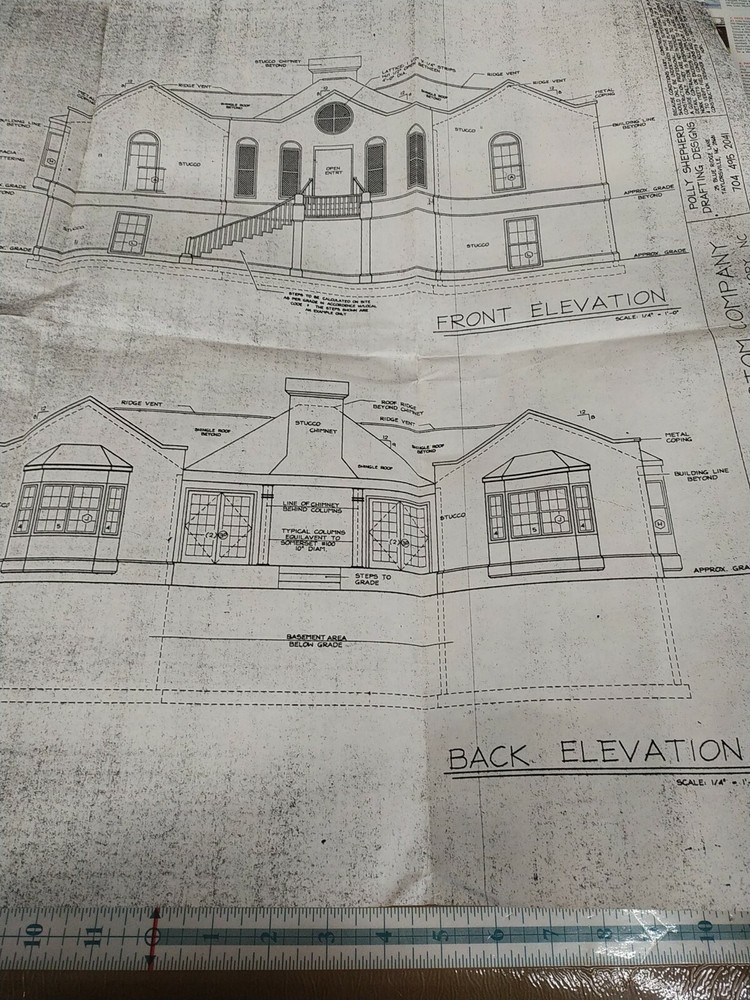 Polly Shepherd Drafting Designs Custom Company house plan draft