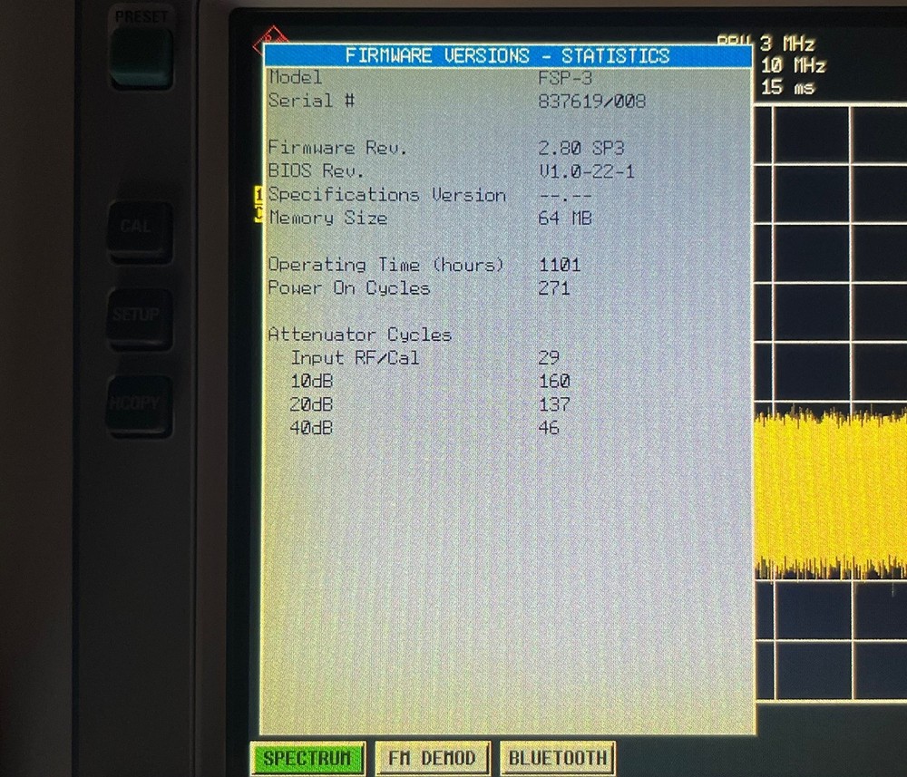 spectrum analyzer ghz