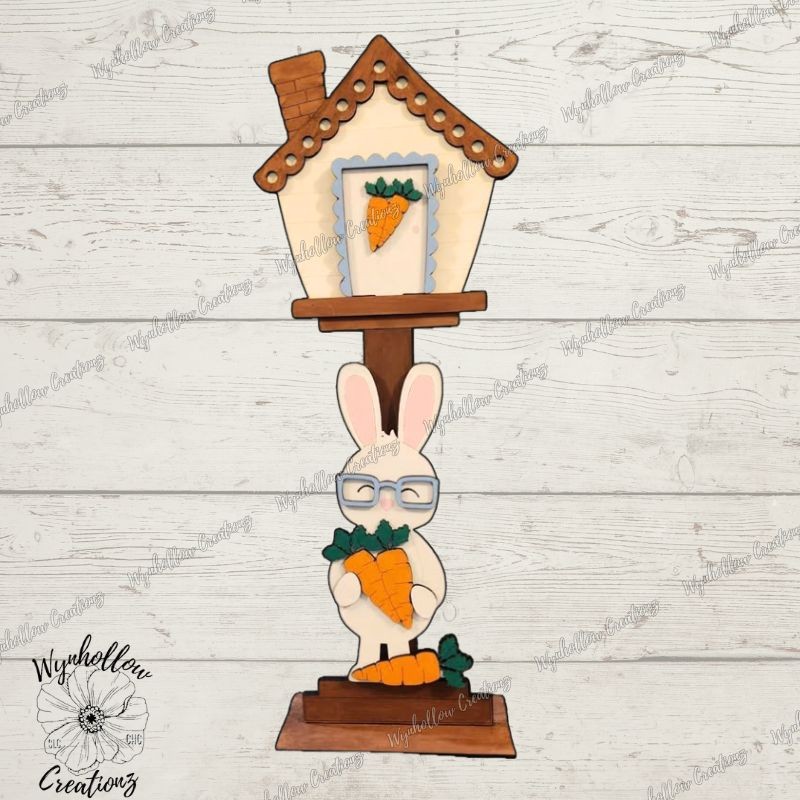 Easter Bunny Interchangeable Birdhouse Insert