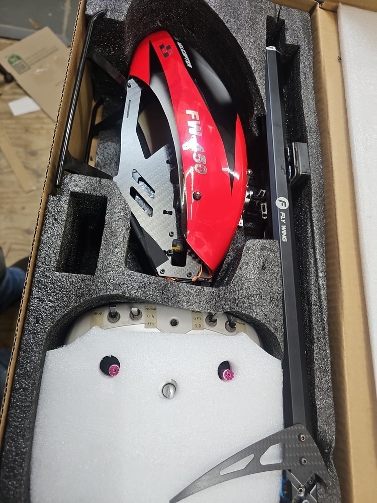 Fly Wing V2 Fw450 Heli. With Transmitter