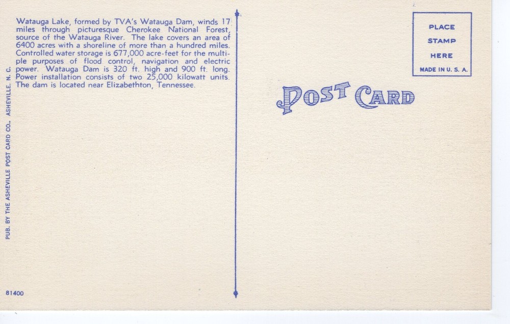 MOONLIGHT ON WATAUGA LAKE, EASTERN TENNESSEE - PC5513