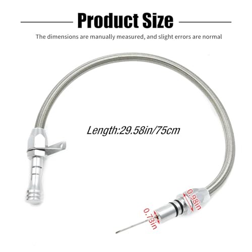 Silver Flexable Dipstick, Replacement for GM, Replacement for Chevy Trans