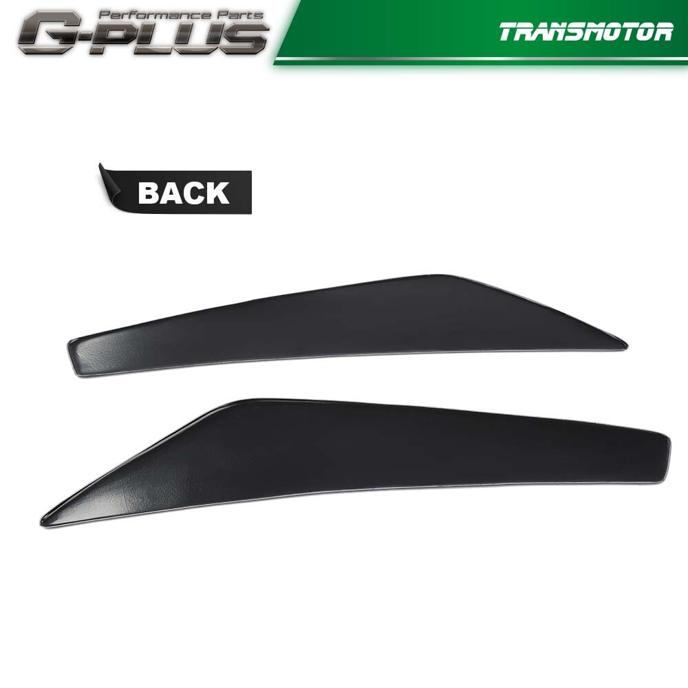 Fit For 2010-2014 Ford Mustang Dashboard Door Panel Insert Set Smooth Black New