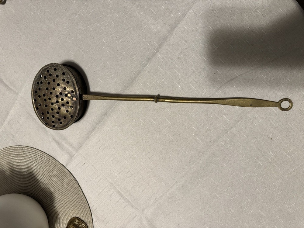 Antique Brass Chestnut Roaster