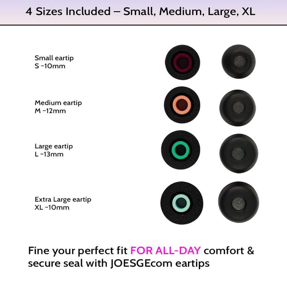 Sony WF-1000XM5 XM5 Memory Foam Eartips Ear Tips Earbuds Comfortable Replacement