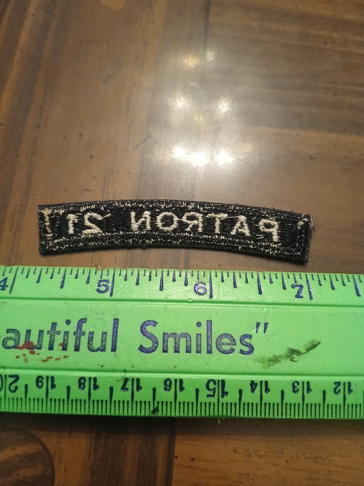 U. S. Navy Patch- Tab- PATRON 21 (25-757)