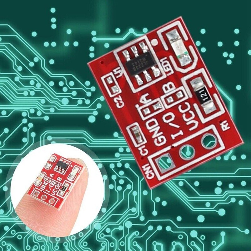 50pcs Ttp223 Touch Button Modular Self-Locking Micro Capacitive Single