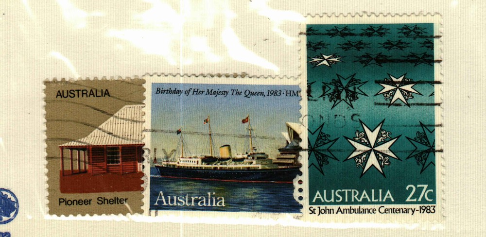 Australia #535, 868, 871 used