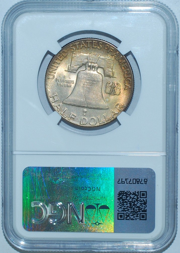 1948 NGC MS67FBL Full Bell Lines Franklin Half Dollar