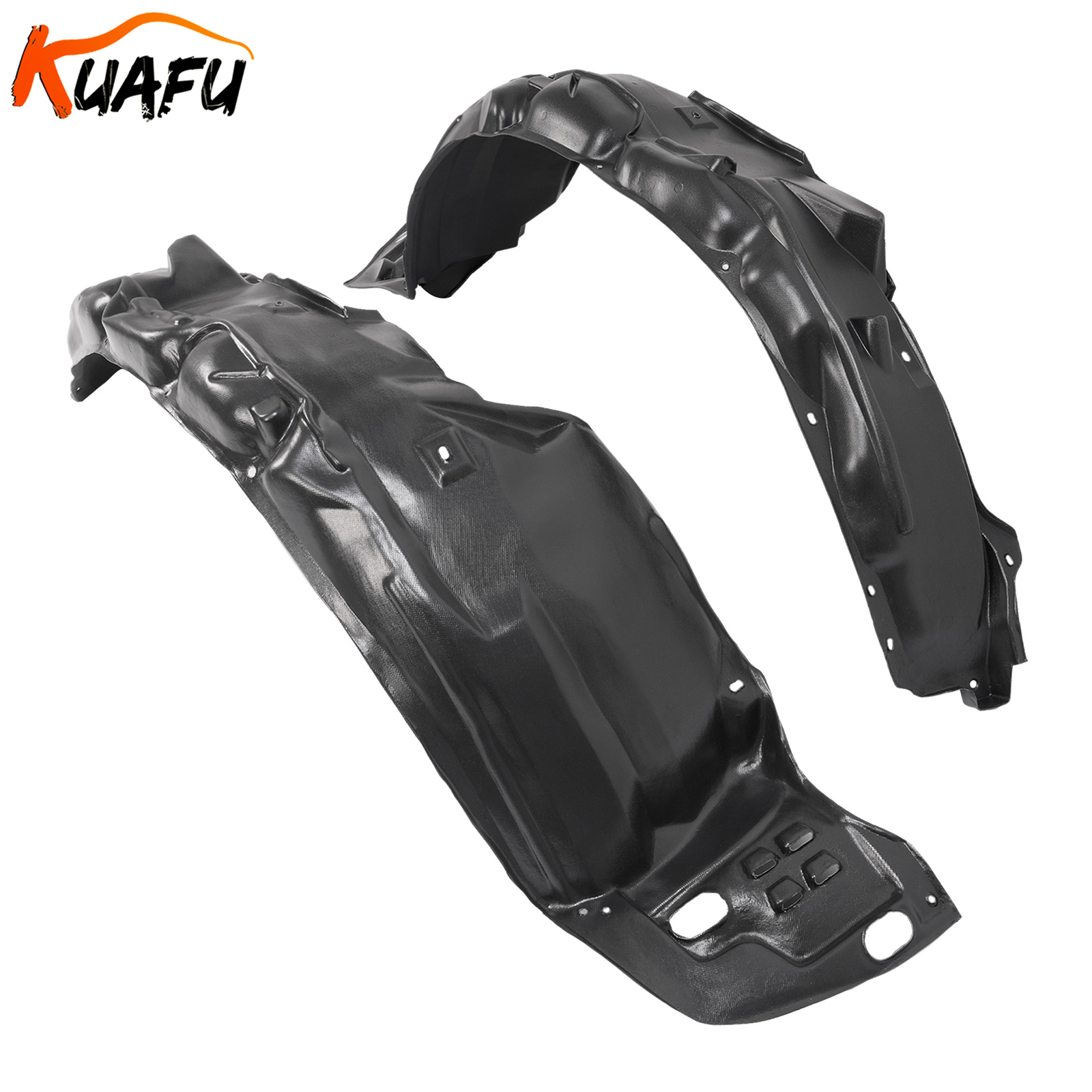 Front LH & RH Splash Shield Inner Fender Liner Fits 2012-2015 Honda Civic