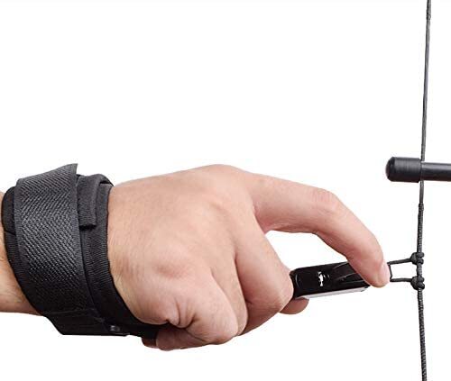 Archery Caliper Release Aids Adjustable Wrist Strap Trigger for Compound Bow 1pc