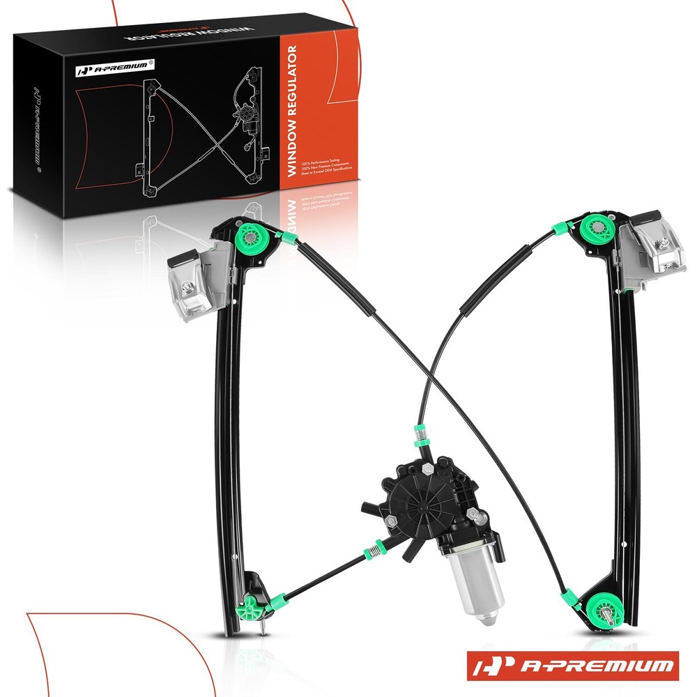 A-Premium Front Left Power Window Regulator with Motor for Chevy Corvette 97-04