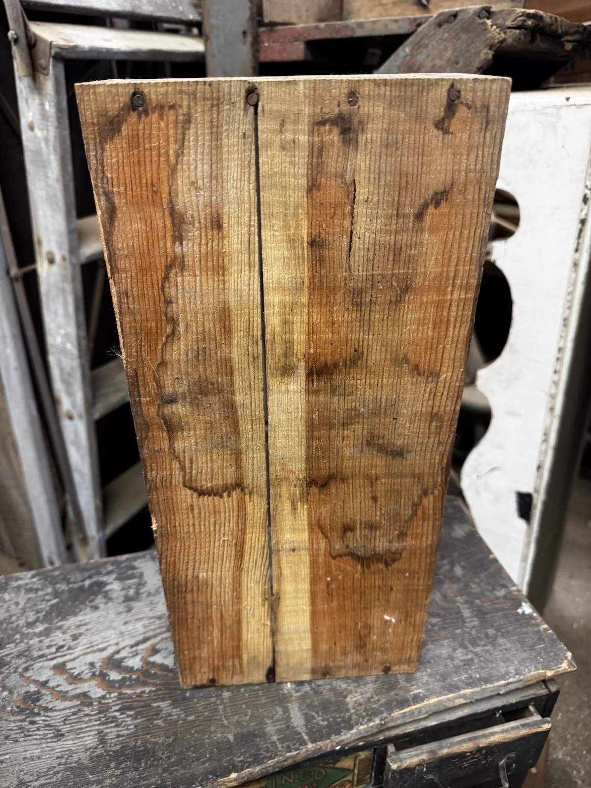 Vintage Lewis Bolt & Nut Company, Farm Assortment Wood Crate Minneapolis Minn