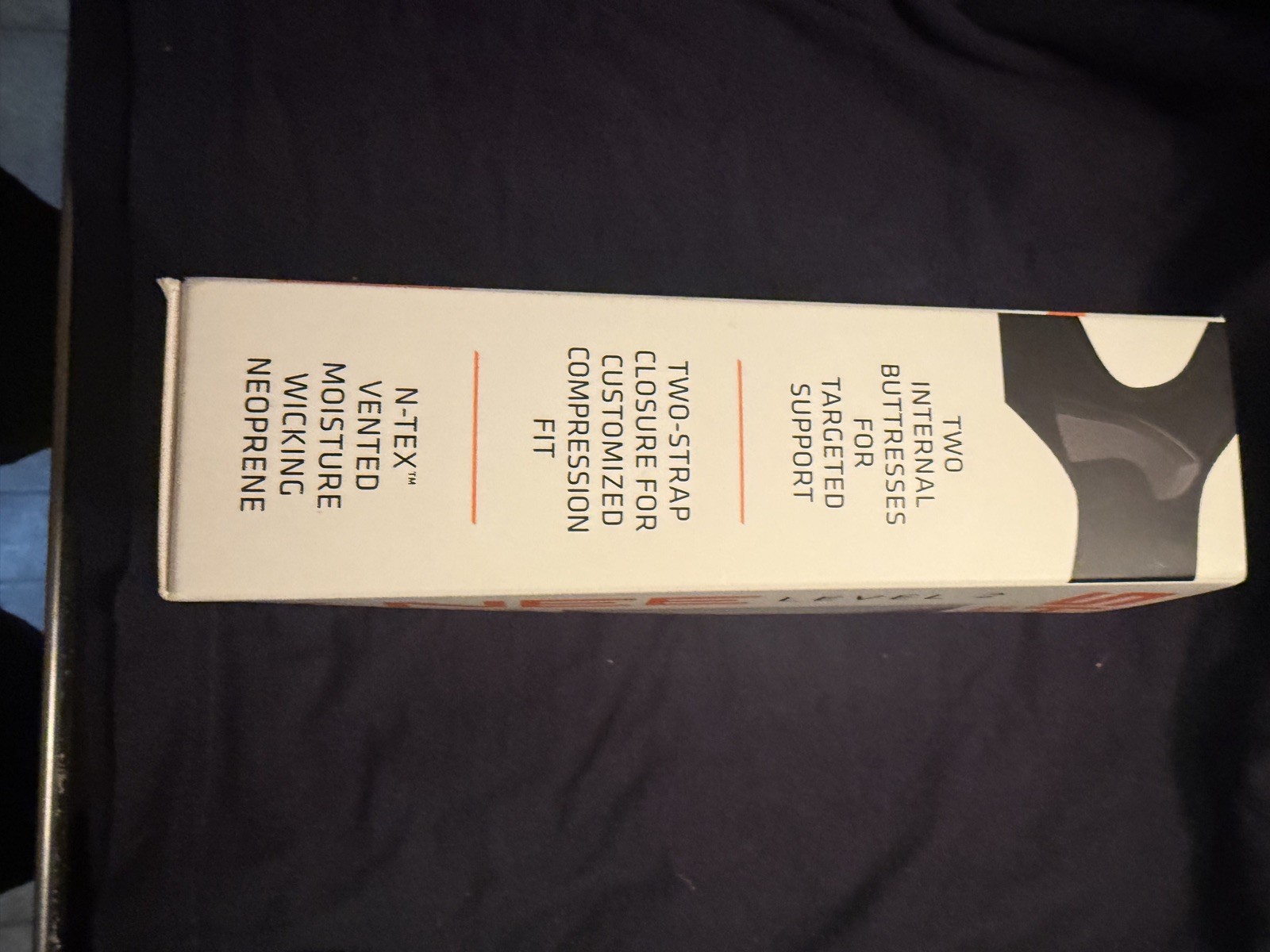 Shock Doctor Knee/Patella Support Wrap with Dual Strap Compression Black l/xl