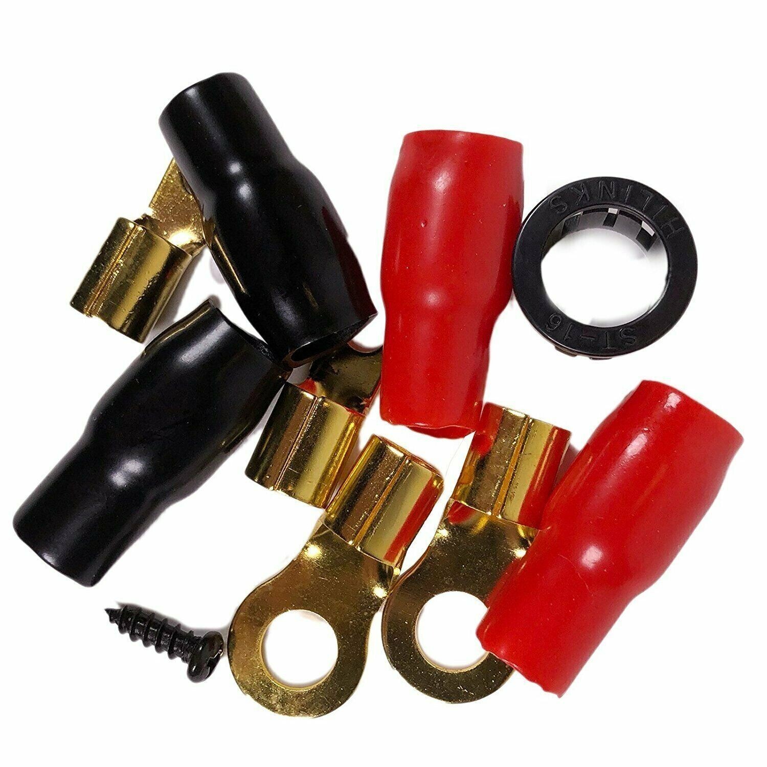 Warzone 4500 WATTS 4 Gauge Car Amplifier Installation Wiring Kit Amp 4Ga COPPER