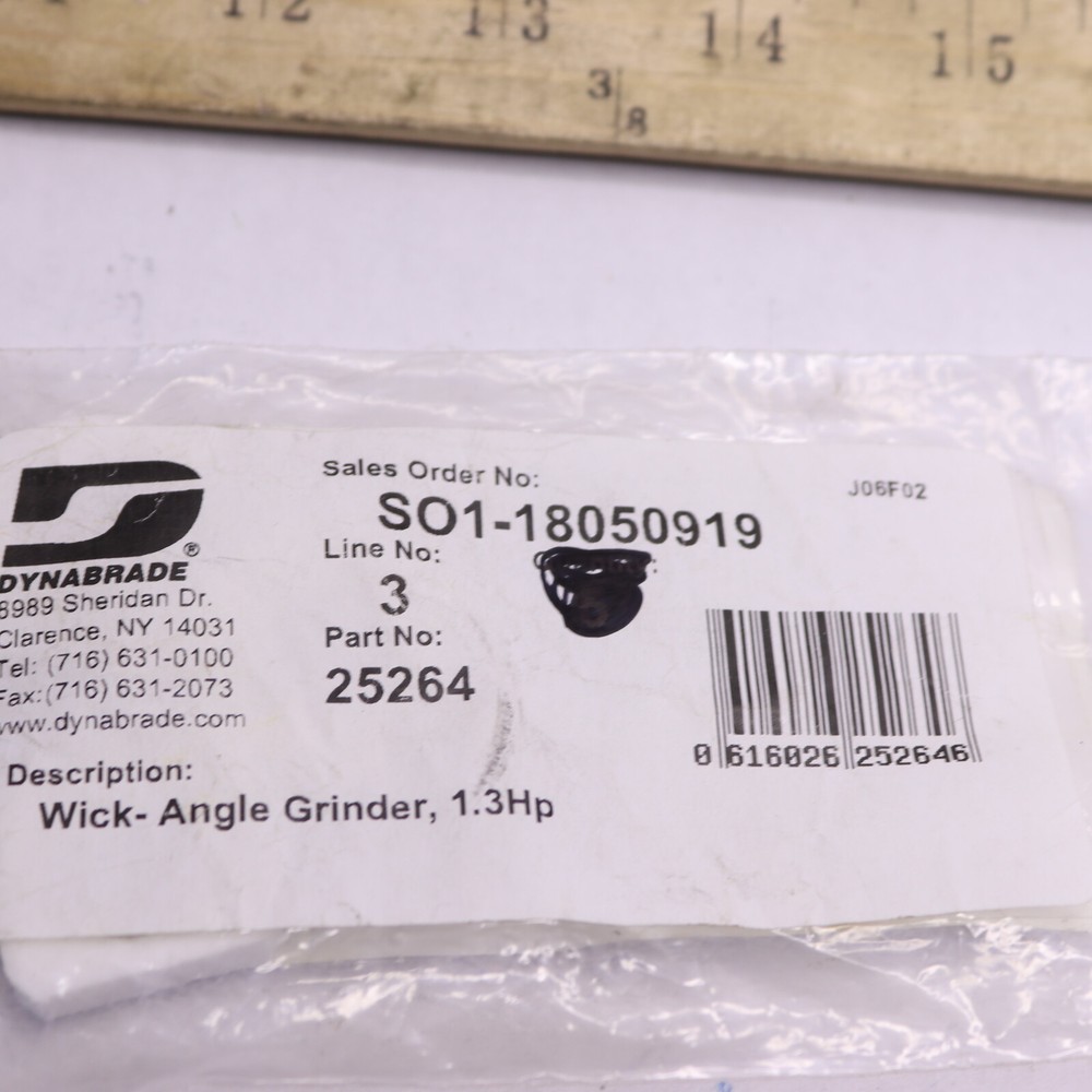 Dynabrade Right Angle Sander Grinder Wick 1.3H.p 25264