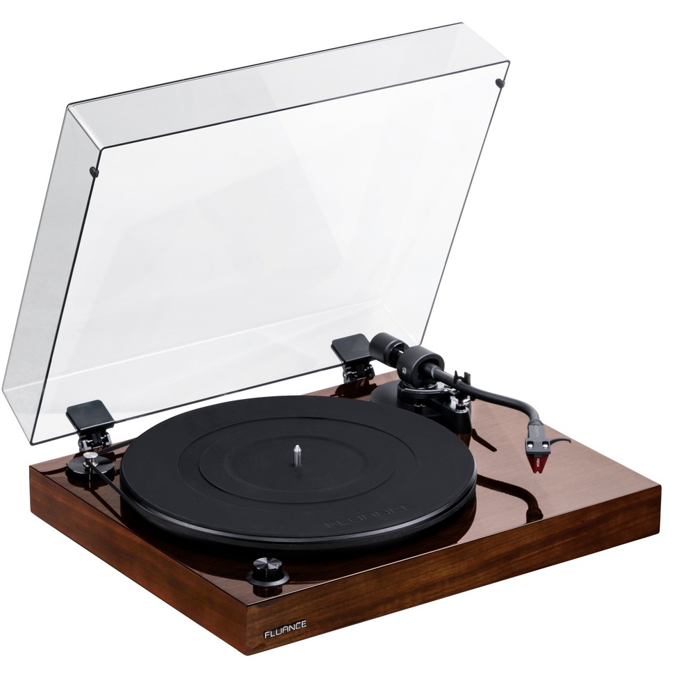 Fluance RT83 Reference Turntable with Record Weight and Vinyl Cleaning Kit