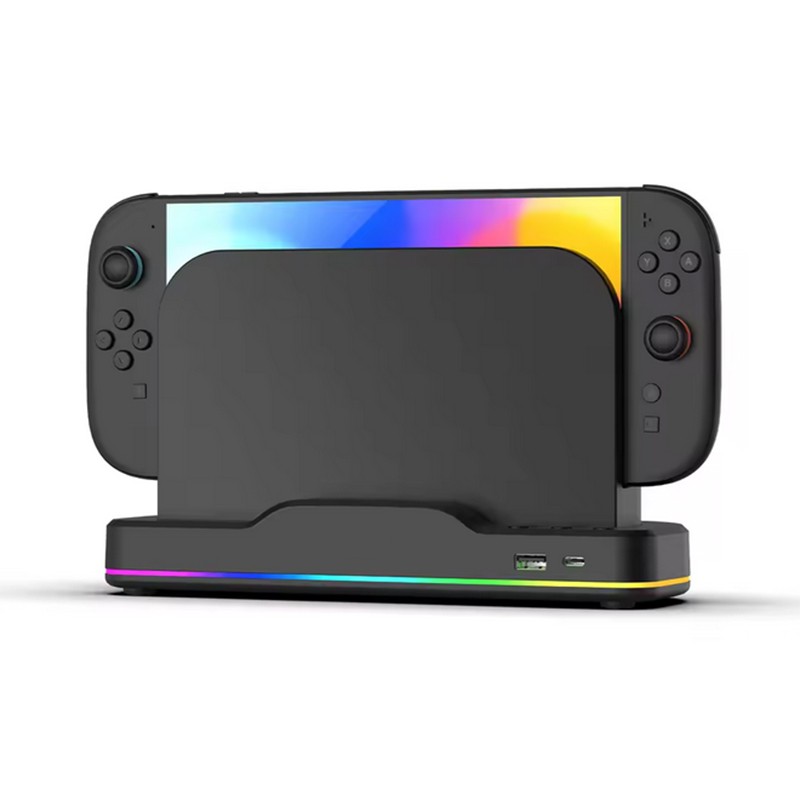 For Switch 2 Games Console Cooling Fan Dock USB Type-C Charging Base Accessories