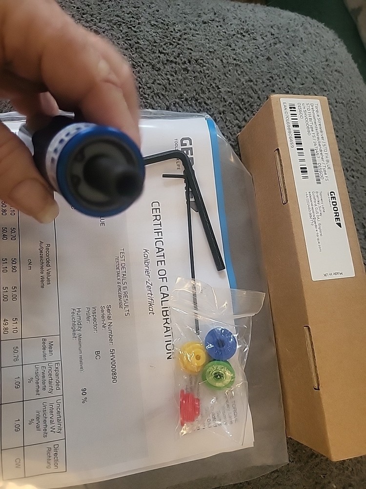 GEDORE STD Fh Blue Torque Screwdriver