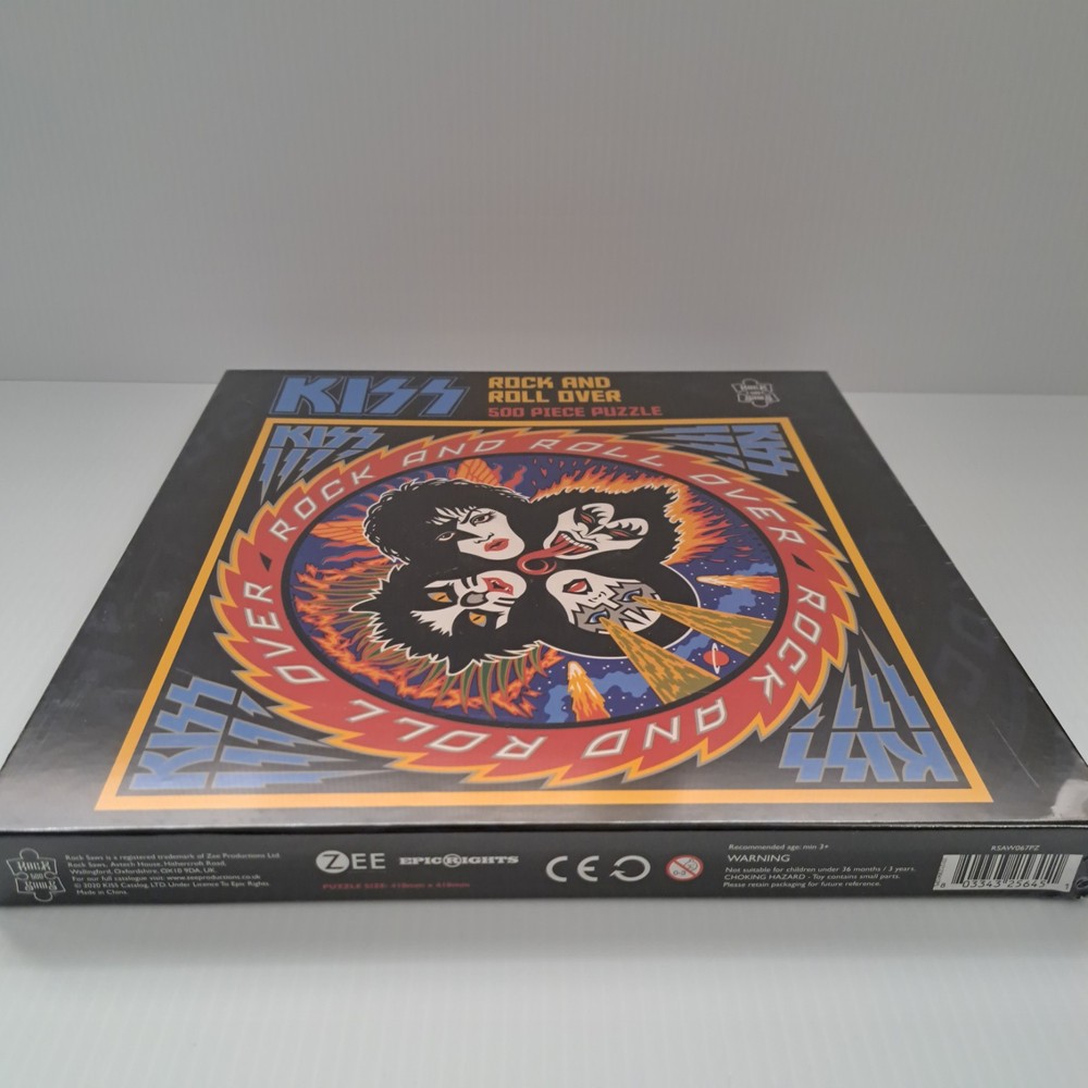 KISS 500 Piece Puzzle Rock and Roll Over