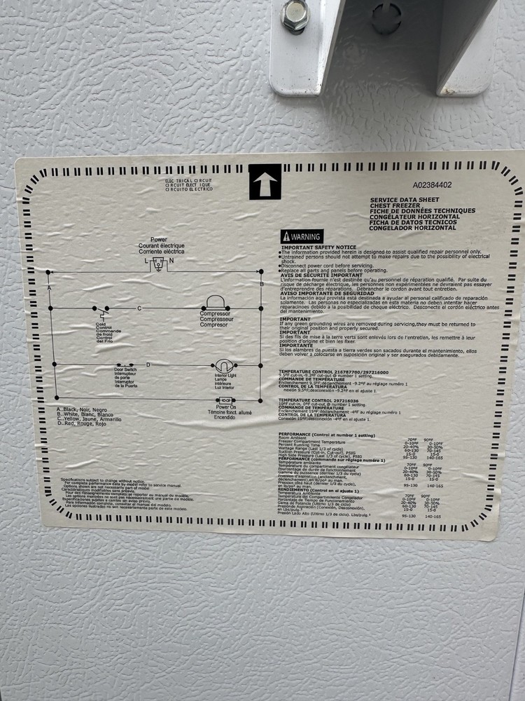 Frigidaire 17.5 Cu. Ft. Chest Freezer